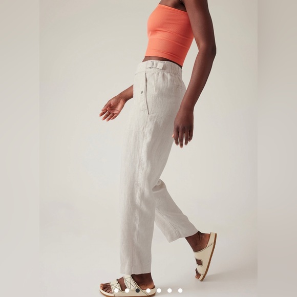Athleta Voyager Linen Pant // Undyed - Picture 3 of 10
